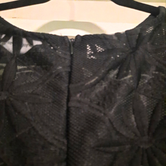FINAL SALE🔖Sheer hi low hem black lace shirt sz 10 - Picture 5 of 7